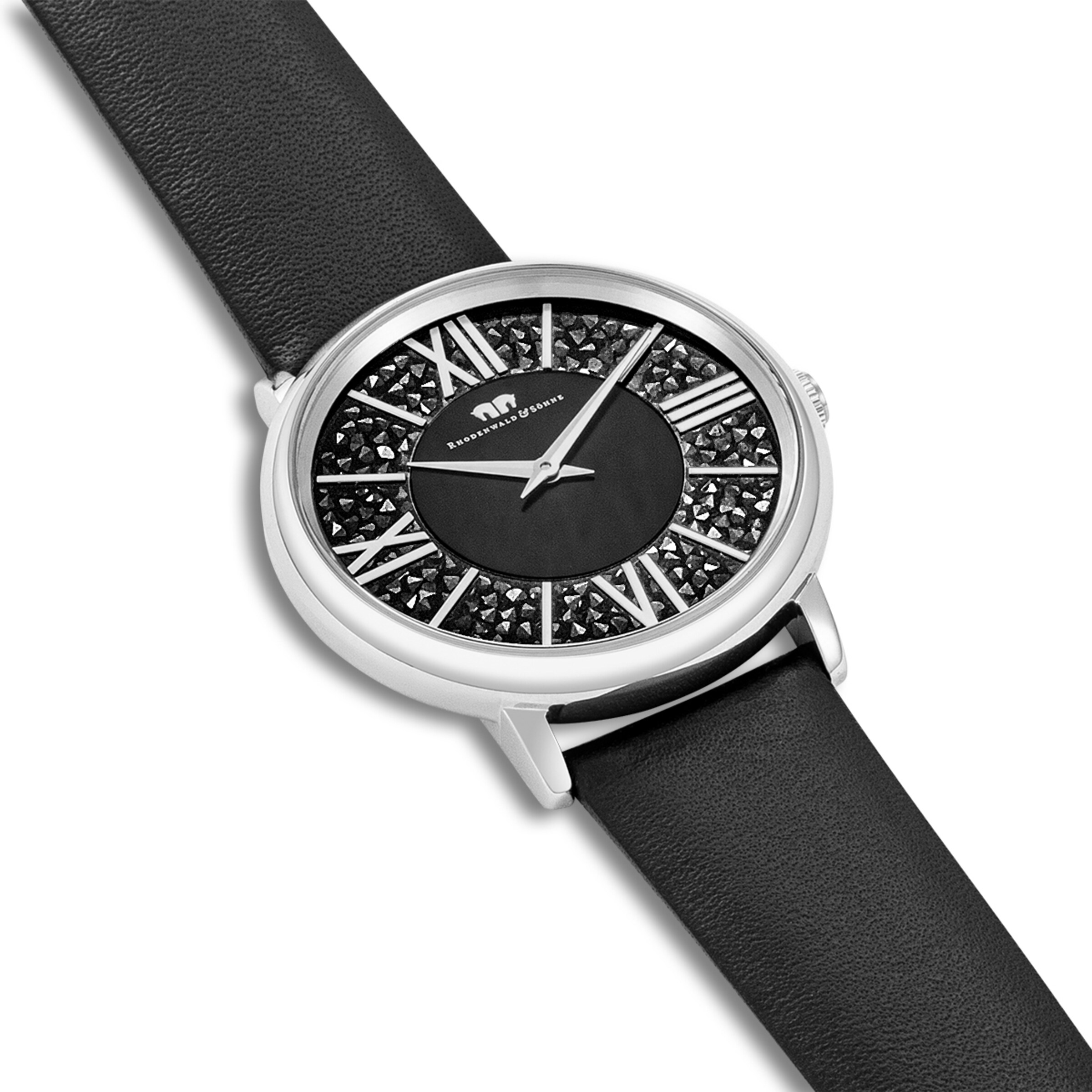 Rhodenwald & Söhne Analog watch in Black
