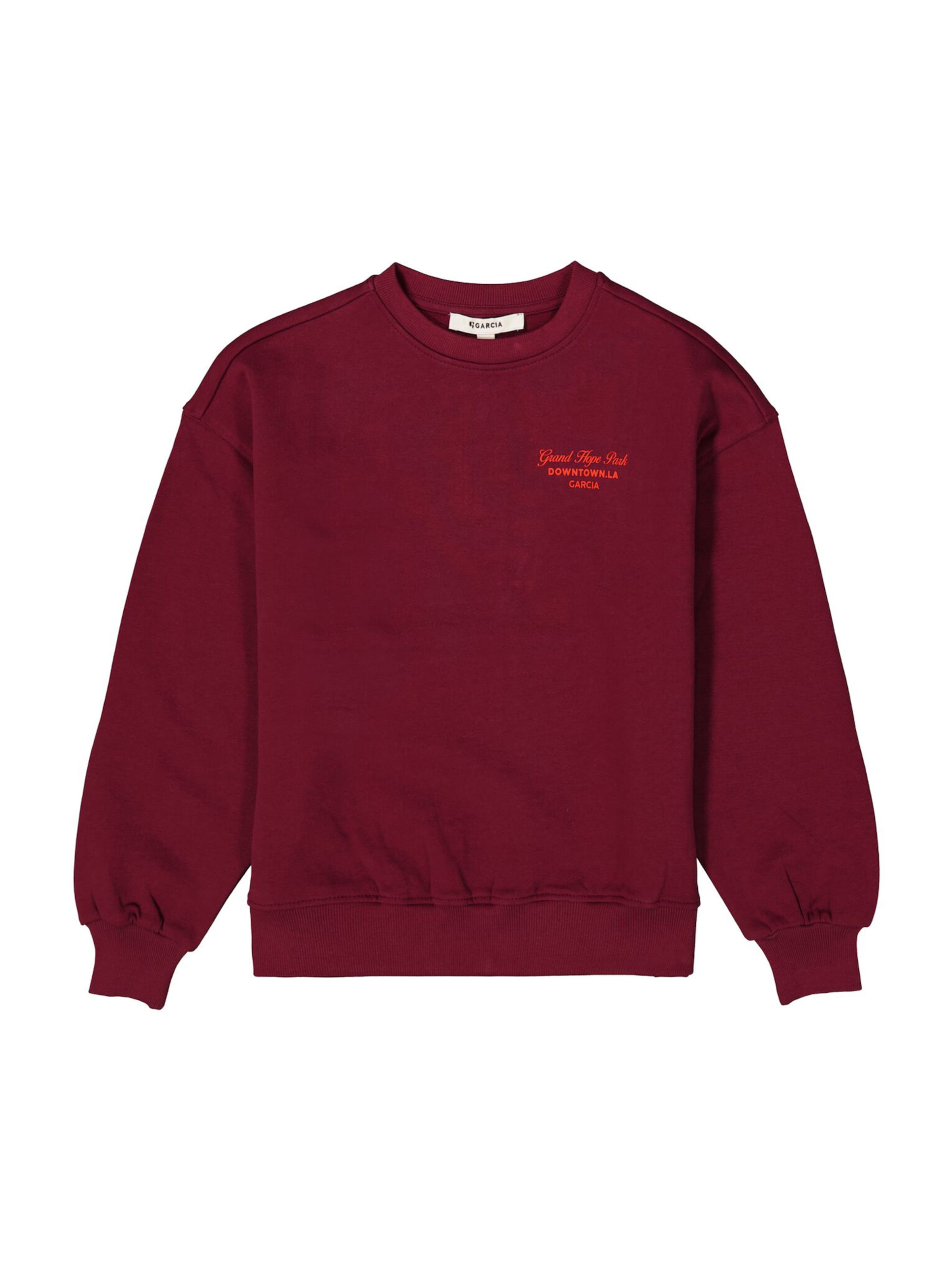 GARCIA Μπλούζα φούτερ σε κόκκινο: μπροστά