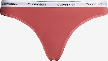String Calvin Klein Underwear en rouge : devant