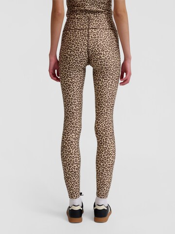 Hummel Skinny Sports trousers 'FAST' in Beige