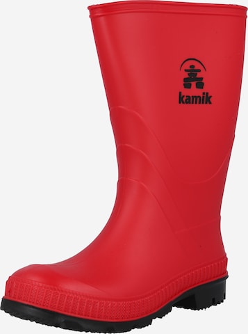 Kamik Boots 'STOMP' in Red: front