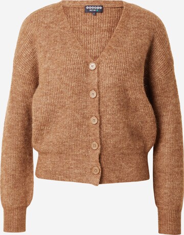 BONOBO Knit Cardigan in Brown: front