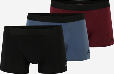 ADIDAS SPORTSWEAR Boxershorts in de kleur Smoky blue / Wijnrood / Zwart, Productweergave