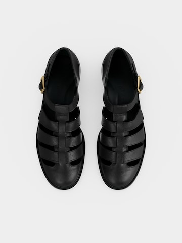 Paul Green Балетки с ремешком в Черный