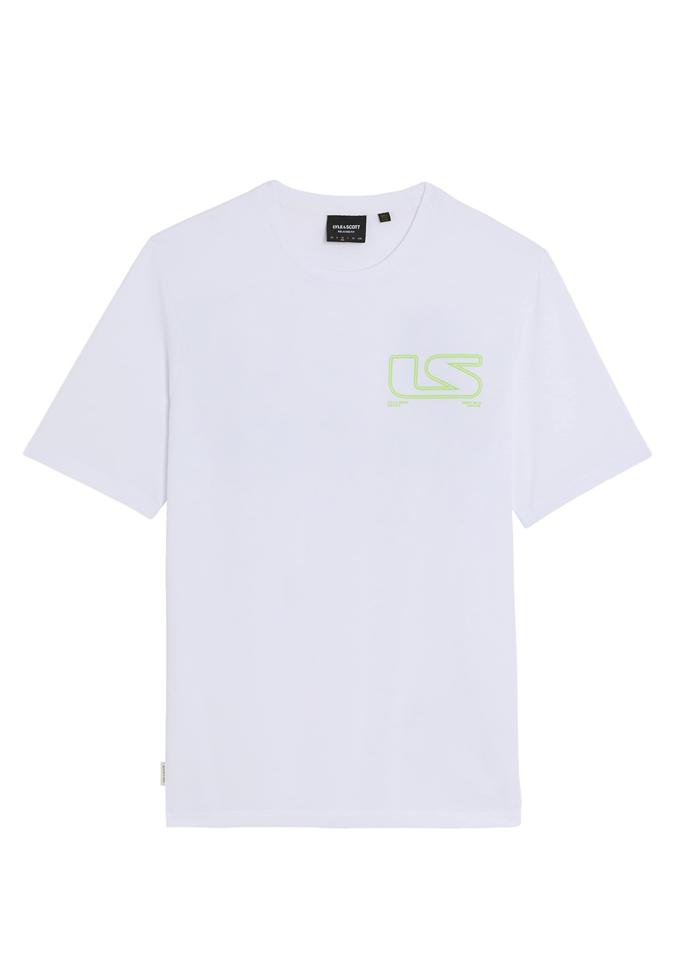 Lyle & Scott T-Shirt en blanc, Vue avec produit
