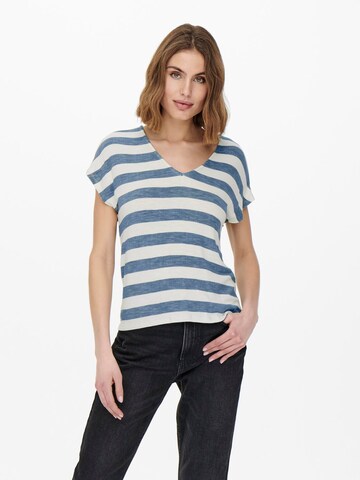 ONLY - Camiseta 'Lira' en azul: frente