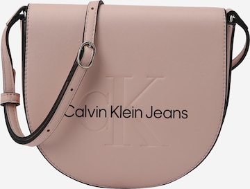 Calvin Klein Jeans Schoudertas in Roze: voorkant