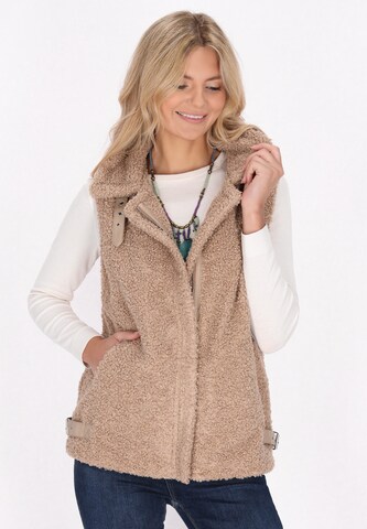 Gilet di usha FESTIVAL in beige: frontale