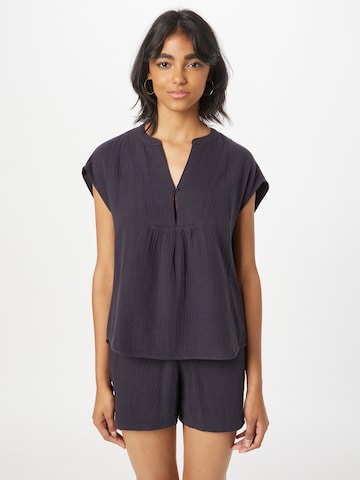 s.Oliver Blouse in Zwart: voorkant