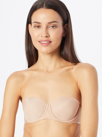 Hunkemöller Bandeau Rintaliivi 'Jane' värissä beige