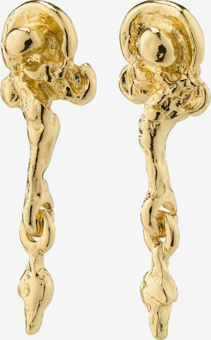 Boucles d'oreilles 'SOLIDARITY' Pilgrim en or : devant