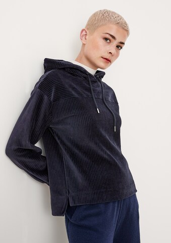 s.Oliver Sweatshirt in Blauw: voorkant