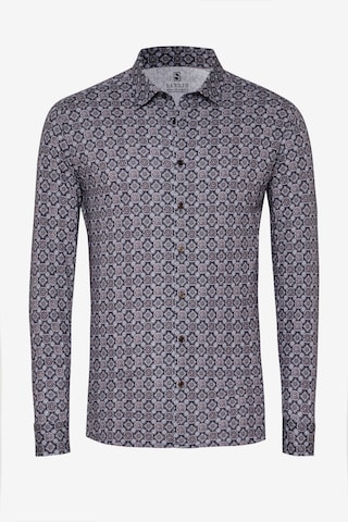 Coupe slim Chemise DESOTO en bleu : devant