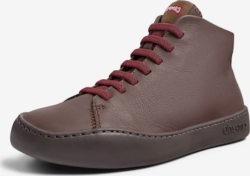 CAMPER High-Top Sneakers in Brown: front