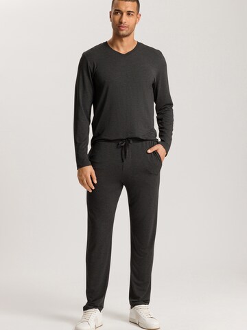 Hanro Shirt ' Casuals ' in Black: front