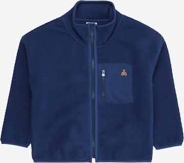 GAP Fleece jas 'HOLIDAY' in Blauw: voorkant