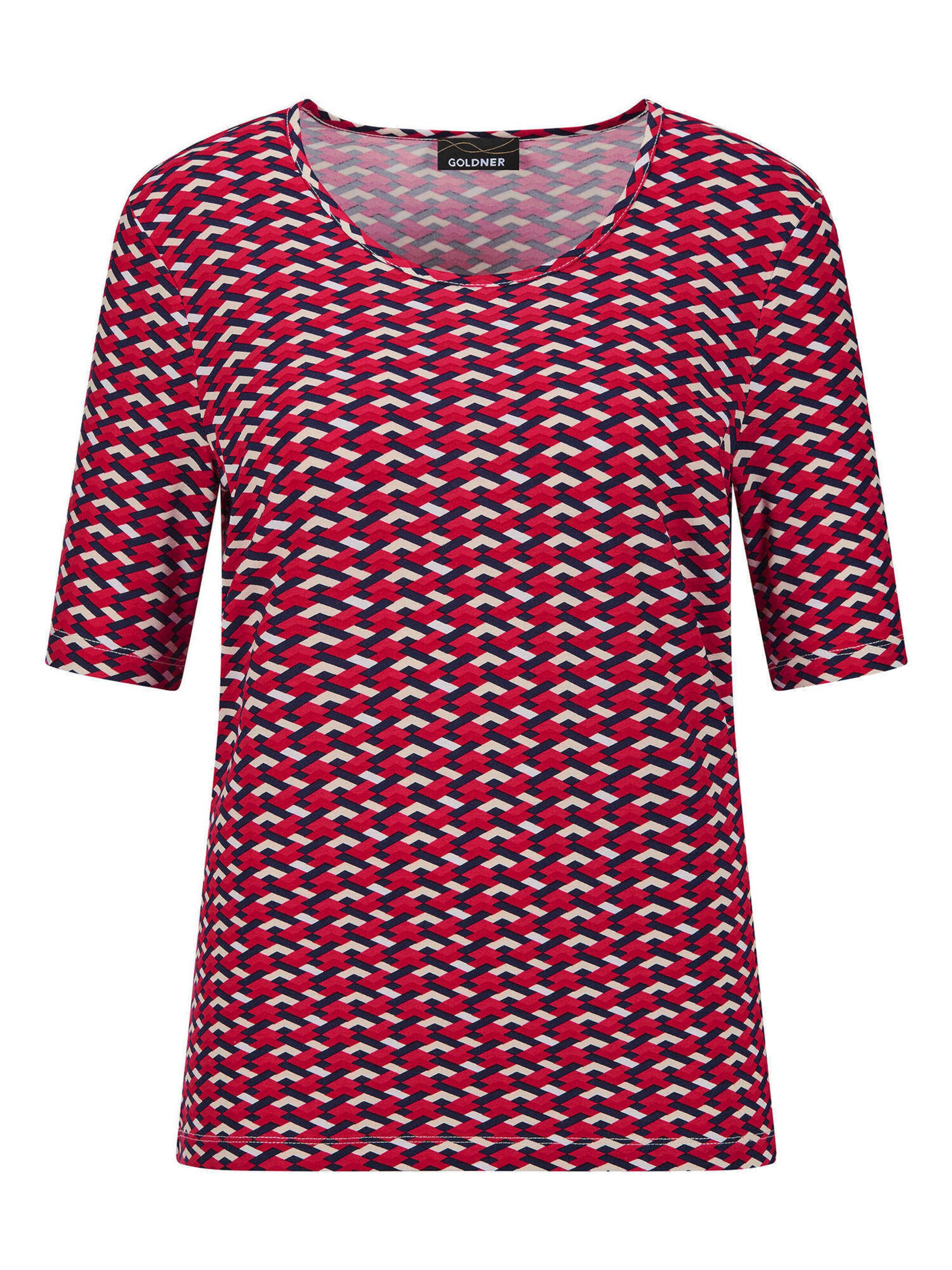 T-shirt Goldner en rouge : devant