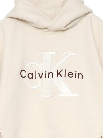 Calvin Klein Sweatshirt 'Felpa' in Beige