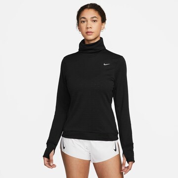 NIKE Functioneel shirt in Zwart: voorkant