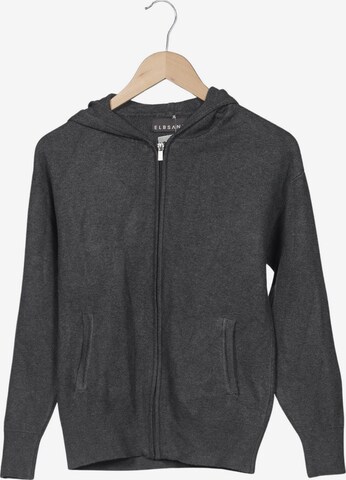 Elbsand Kapuzenpullover XXS in Grau: Vorderseite