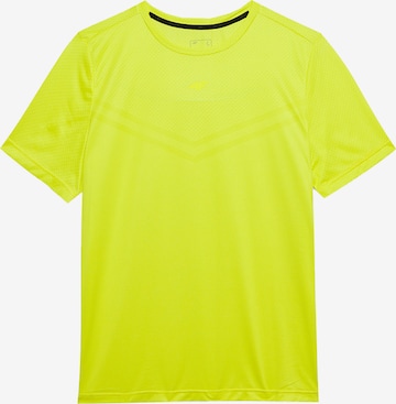 T-Shirt fonctionnel 4F en jaune : devant