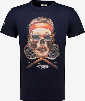Deeluxe T-Shirt 'TENNIS' in Blau: Vorderseite