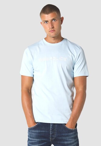 883Police Shirt 'Ockleton' in Blue: front