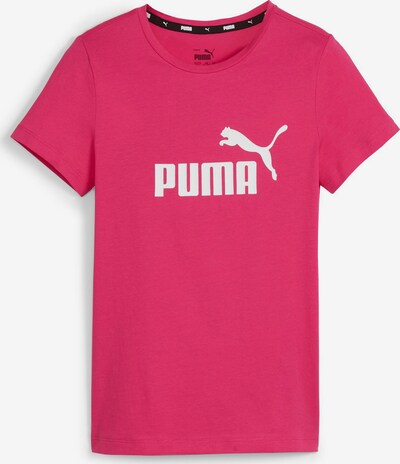 PUMA Shirt 'Essentials' in de kleur Donkerroze / Wit, Productweergave