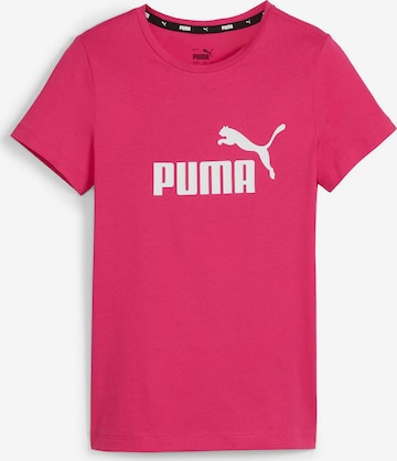 PUMA Μπλουζάκι 'Essentials' σε ροζ: μπροστά