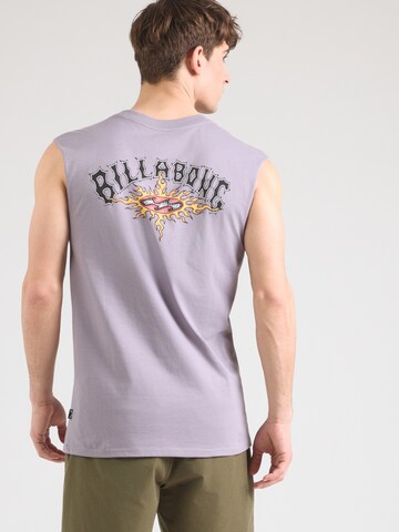 T-Shirt 'BURN OUT' BILLABONG en gris : devant