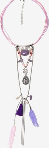 COLLEZIONE ALESSANDRO Kette 'Ida' in Pink: Vorderseite