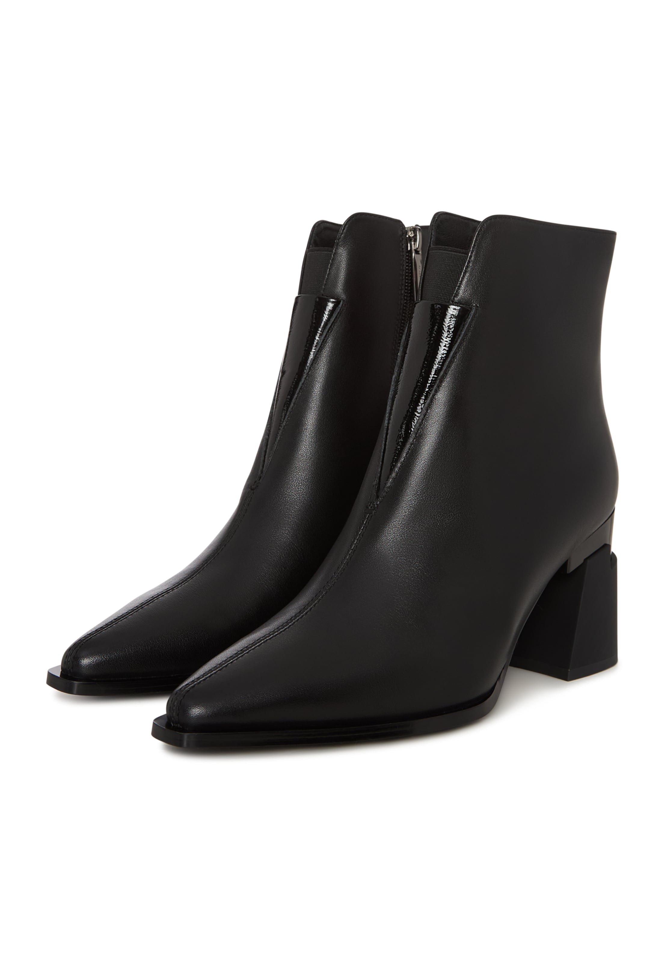 CESARE GASPARI Stiefelette in Schwarz