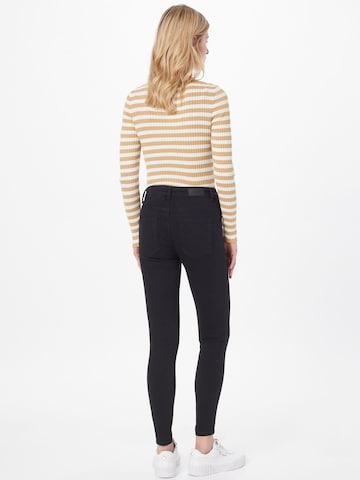 VERO MODA Skinny Farmer 'Peach' - fekete