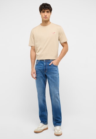 MUSTANG Loosefit Jeans  ' Washington Straight ' in Blau