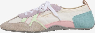 Baskets basses 'NOA' Pepe Jeans en beige : devant