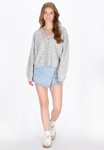 MYMO Gebreid vest in Grijs