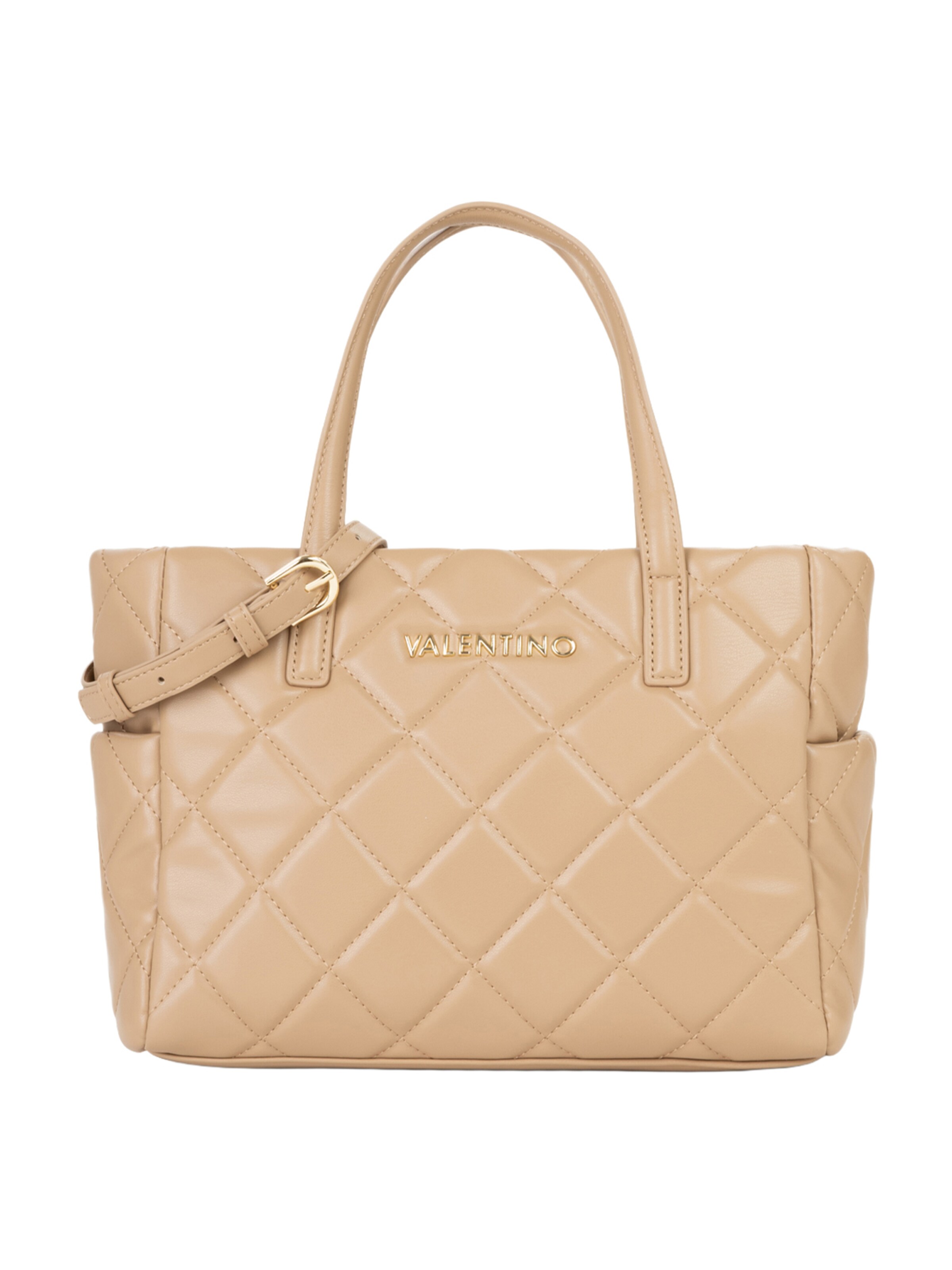 Borsa a mano 'Ocarina' di VALENTINO in beige: frontale