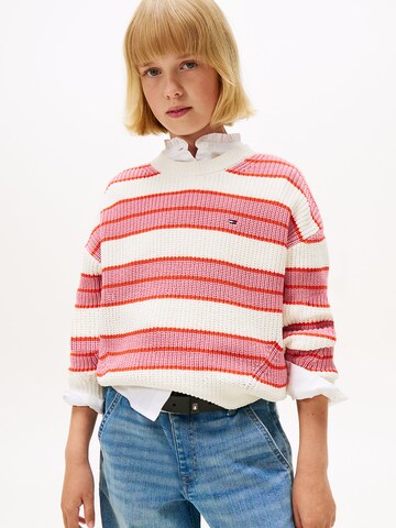 TOMMY HILFIGER Trui in Roze: voorkant