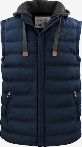 normani Sportbodywarmer 'Nanaimo' in Blauw: voorkant