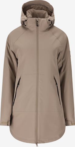 Weather Report Outdoor Jacket in Beige: front