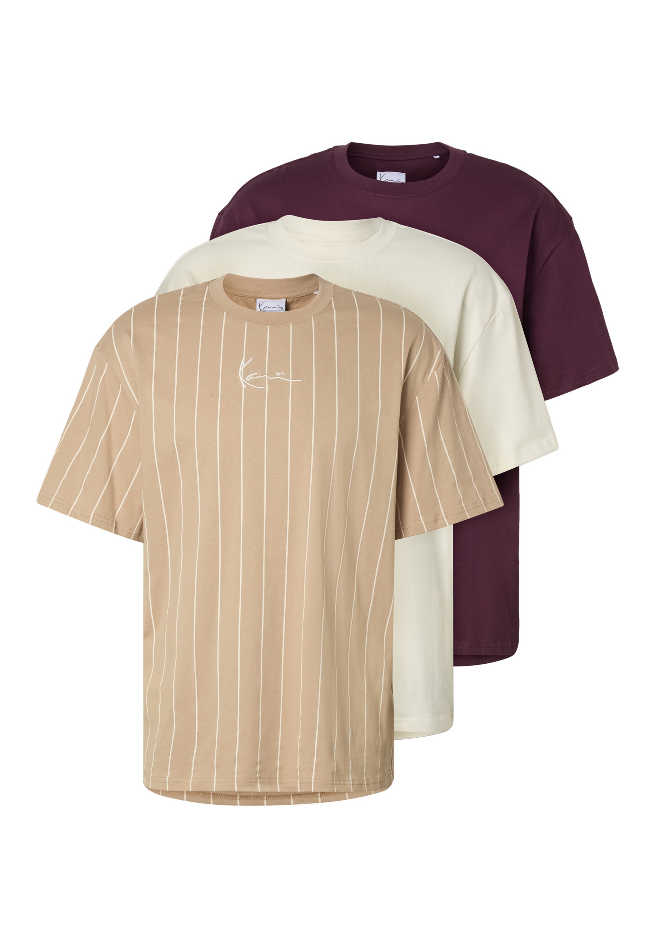 Karl Kani Shirt in Beige: voorkant