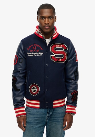 Superdry Tussenjas in Blauw
