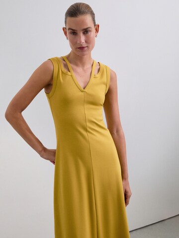 Scalpers Double strap jersey Dress ' ' in Gelb