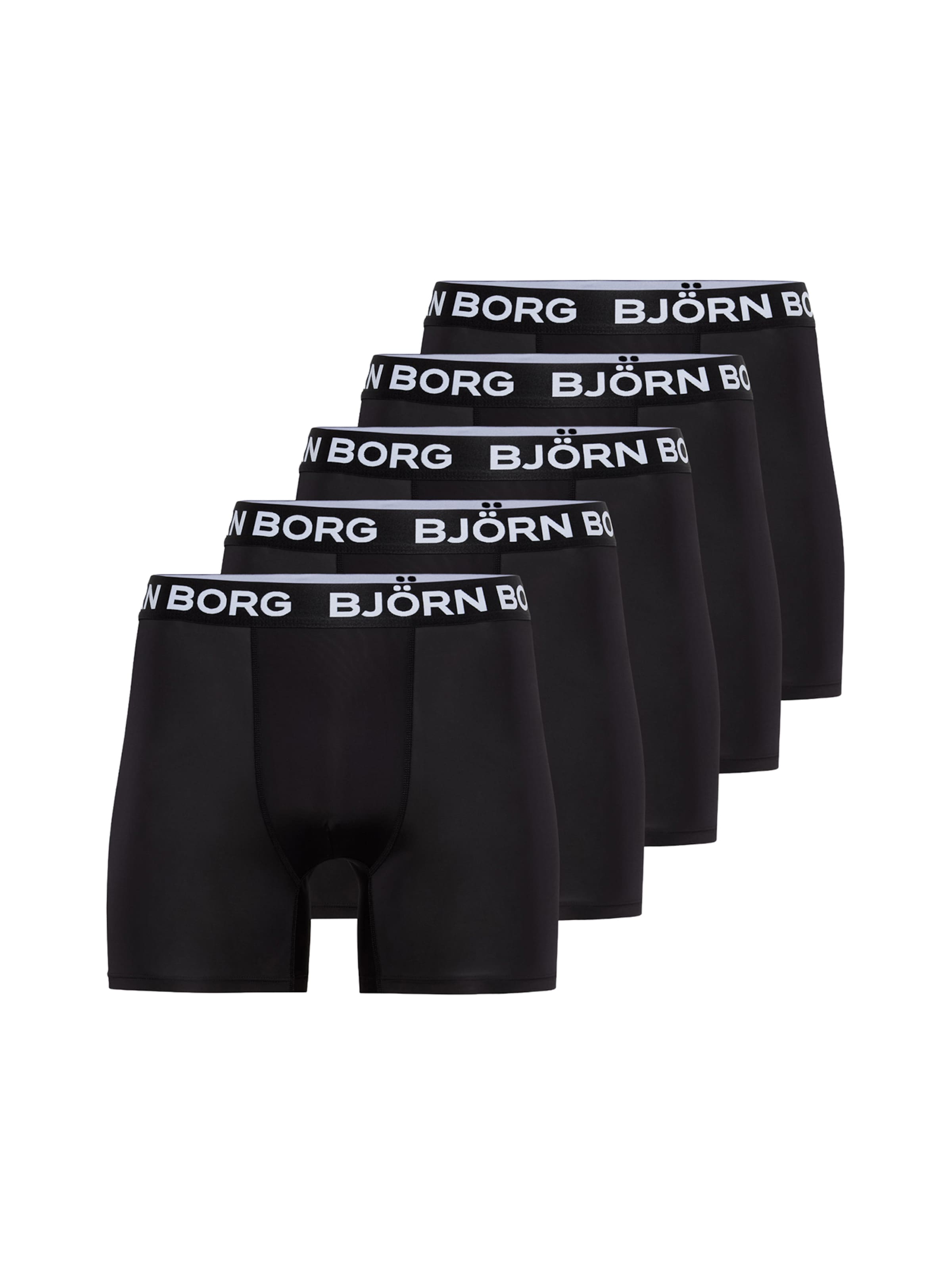 BJÖRN BORG Αθλητικό σλιπ σε μαύρο: μπροστά