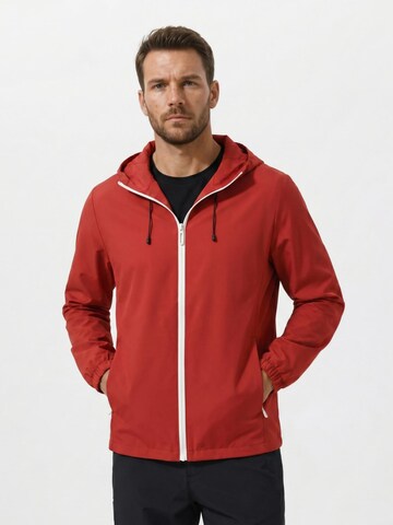 YOUTHUP Athletic Jacket 'Kombi' in Red
