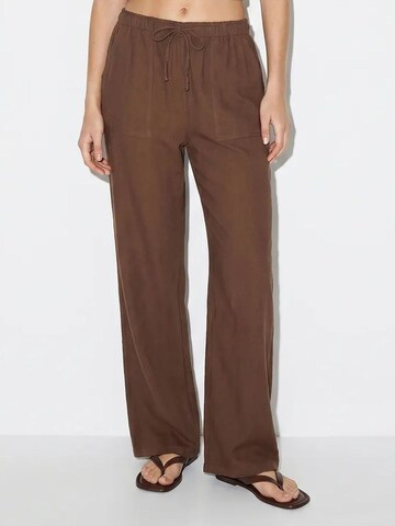 Bianco Lucci Trousers 'Hose' in Brown: front