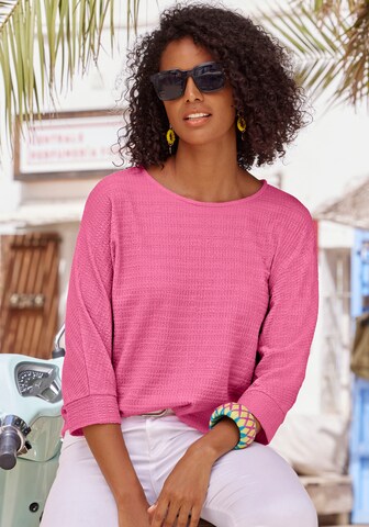 T-shirt VIVANCE en rose : devant