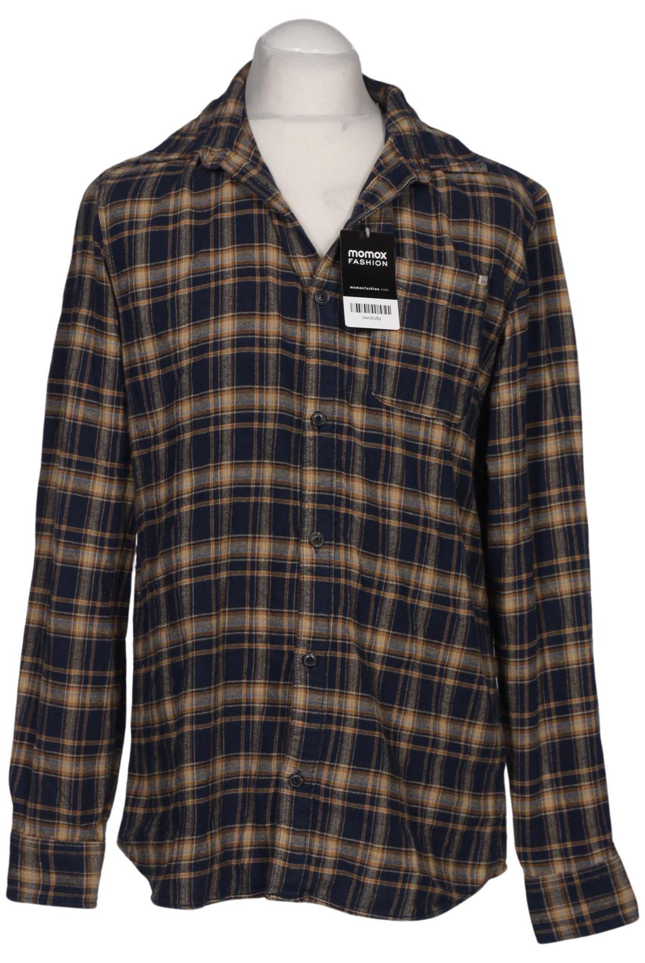 JACK & JONES Button Up Shirt in L in Blue: front