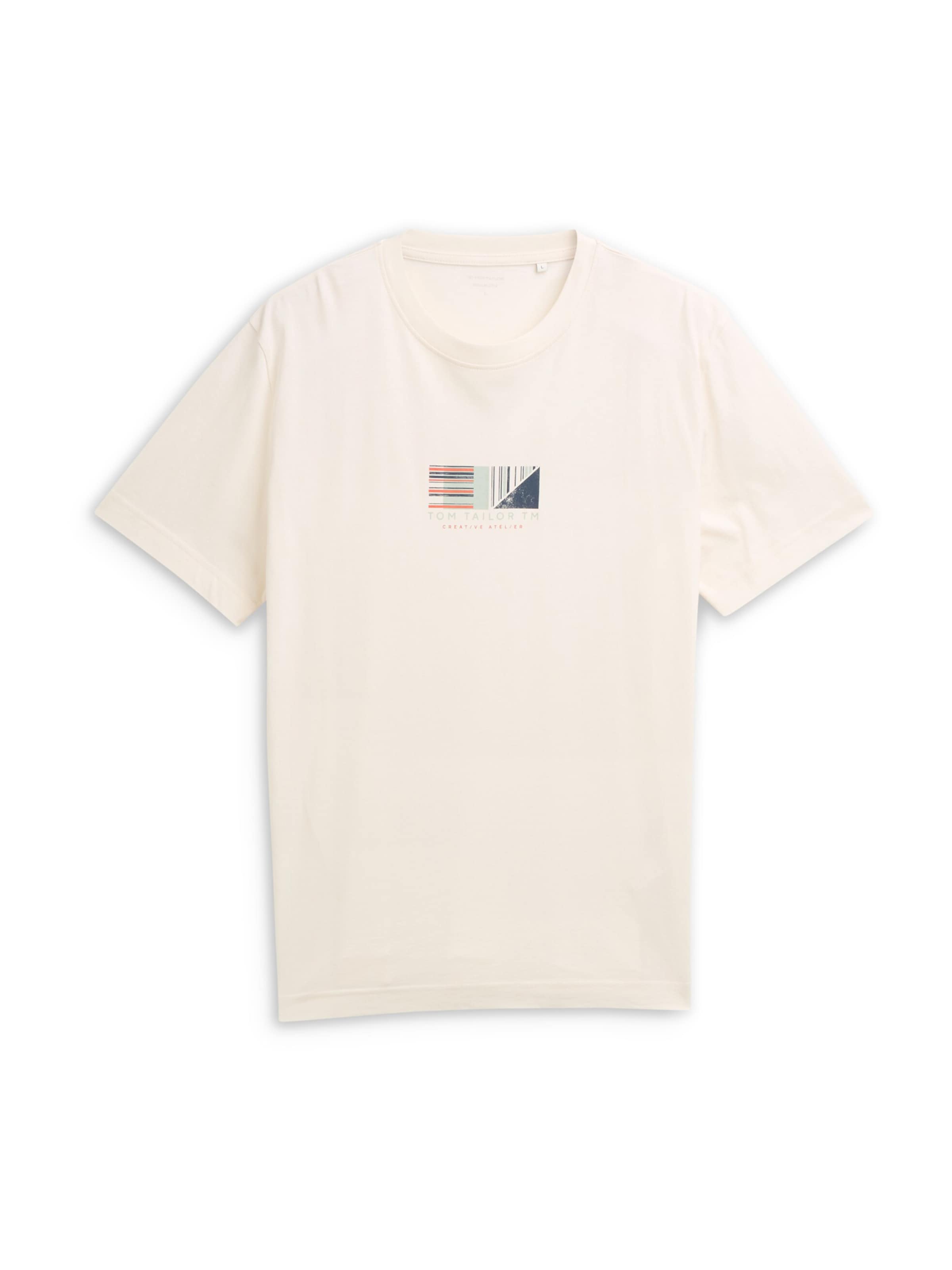 TOM TAILOR - Camiseta en blanco: frente