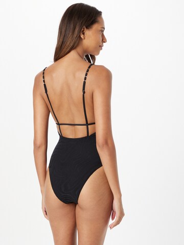 Seafolly Badeanzug in Schwarz